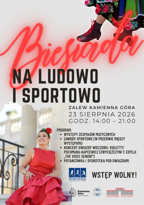 Biesiada na ludowo i sportowo